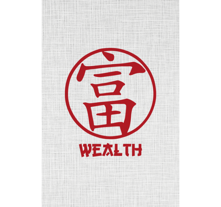 Wealth Symbol custom roller blind - TenStickers
