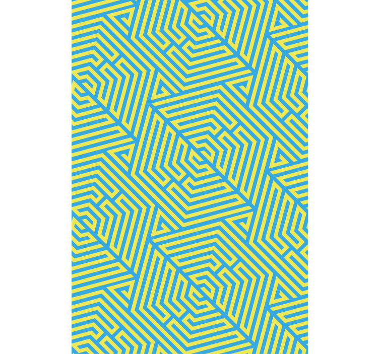 Geometric Linear Arrangement textured roller blind - TenStickers