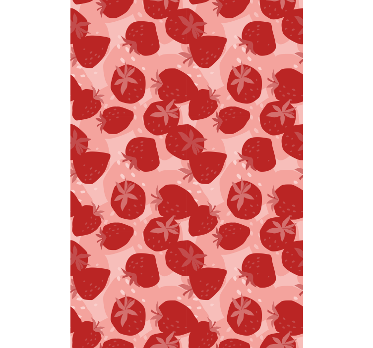 Strawberry Theme roller blind fruits - TenStickers