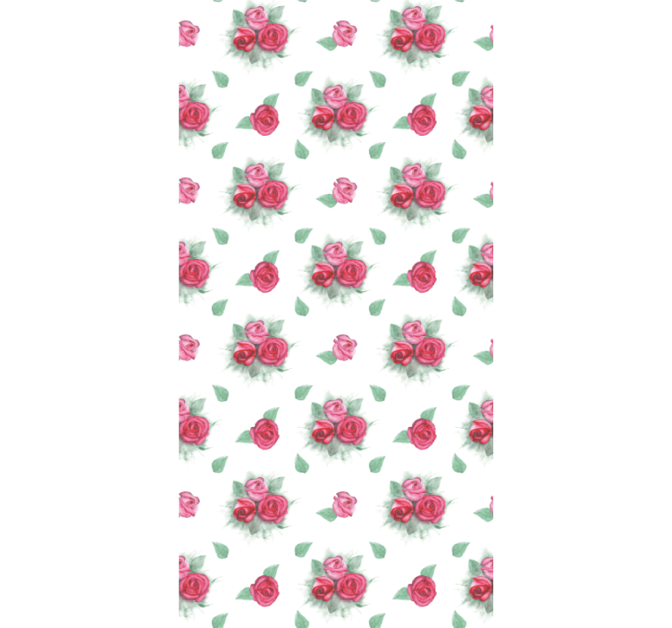 Roses With Leaves roller blind flowers - TenStickers
