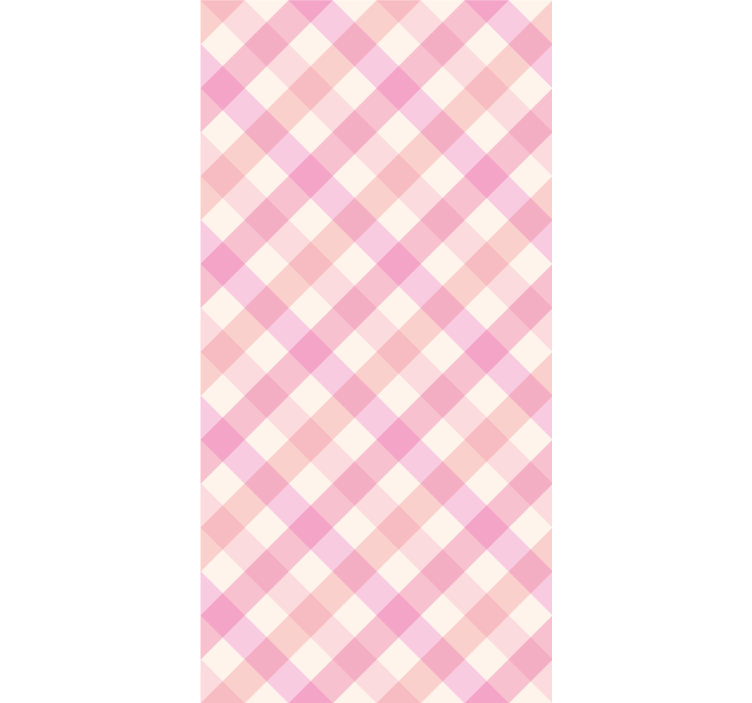 PINK CHECKERED PATTERN textured roller blind - TenStickers