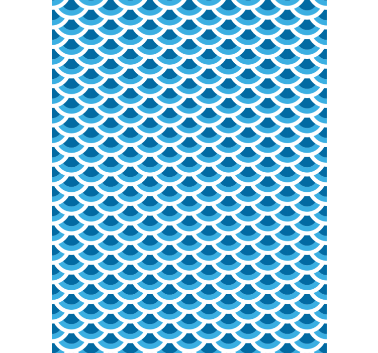 Ocean Wave Pattern textured roller blind - TenStickers