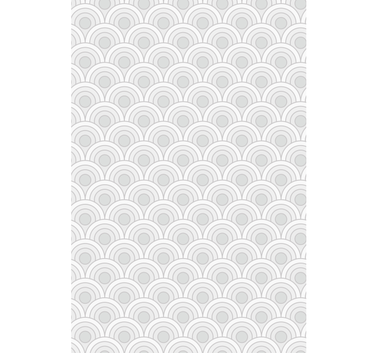 Curved Gray Patterns textured roller blind - TenStickers