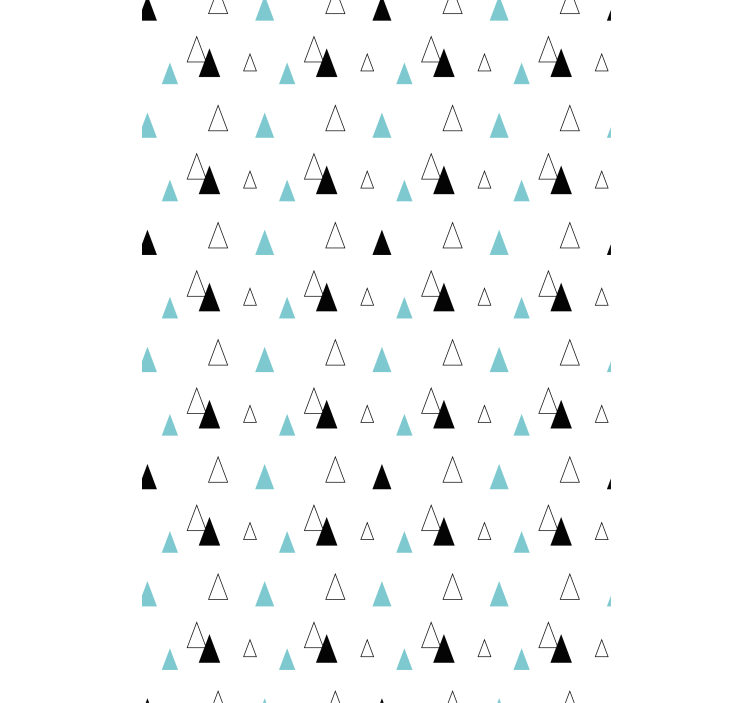 Minimalist triangle pattern skandinavian roller blind - TenStickers