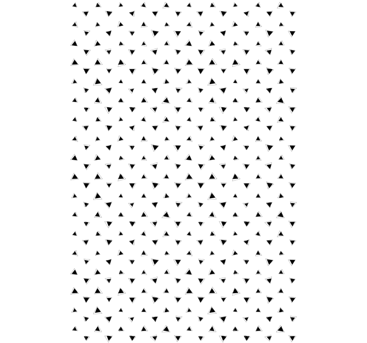 Black and white triangles textured roller blind - TenStickers