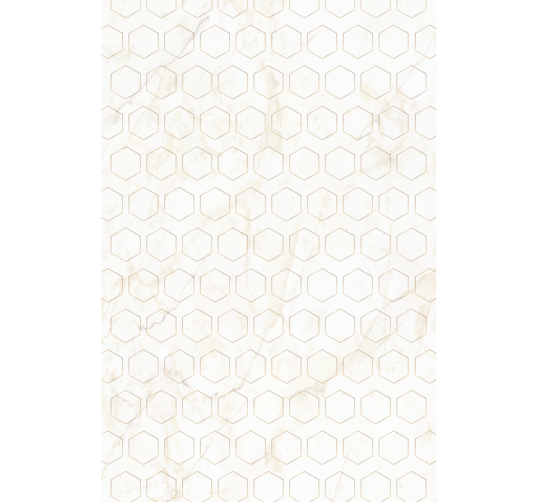 Geometric Hexagonal Pattern textured roller blind - TenStickers