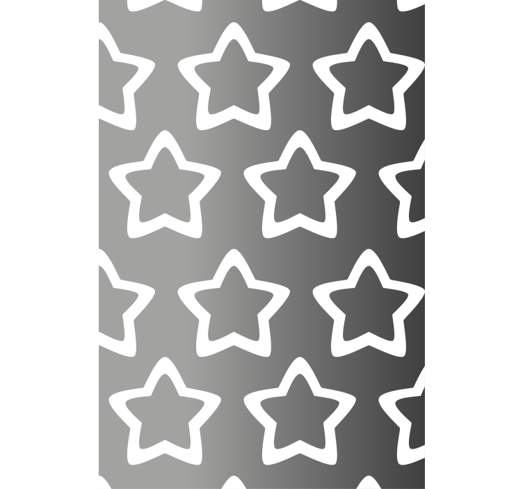 Grey star pattern modern roller blind - TenStickers
