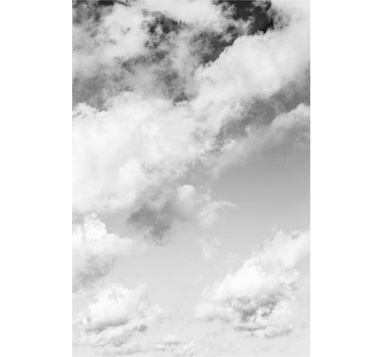Cloudy Sky View roller blind clouds - TenStickers