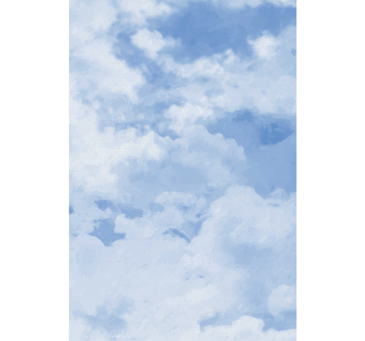 Light blue sky texture Cloud blind - TenStickers