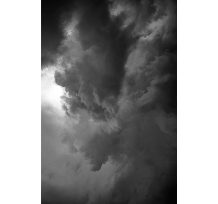 Dramatic storm formation roller blind clouds - TenStickers