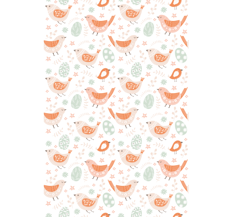 Birds and Eggs animals roller blind - TenStickers