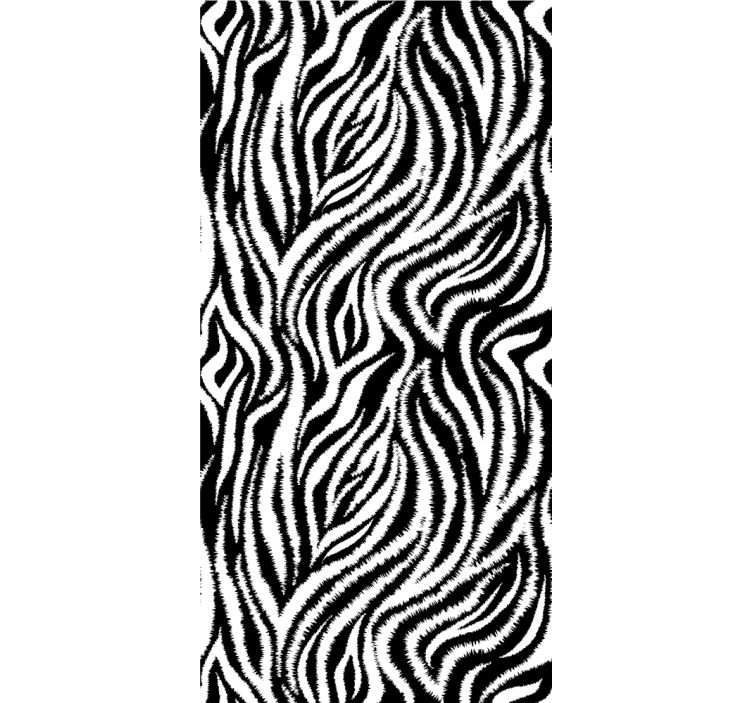 Zebra Stripe Concept animals roller blind - TenStickers