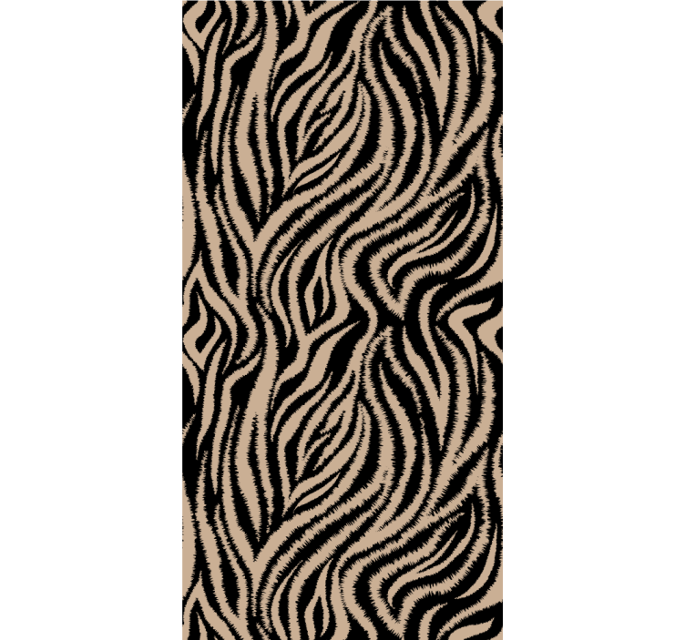 Irregular black zebra Various animal blind - TenStickers