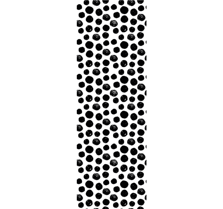 Dotted Black Patterns textured roller blind - TenStickers