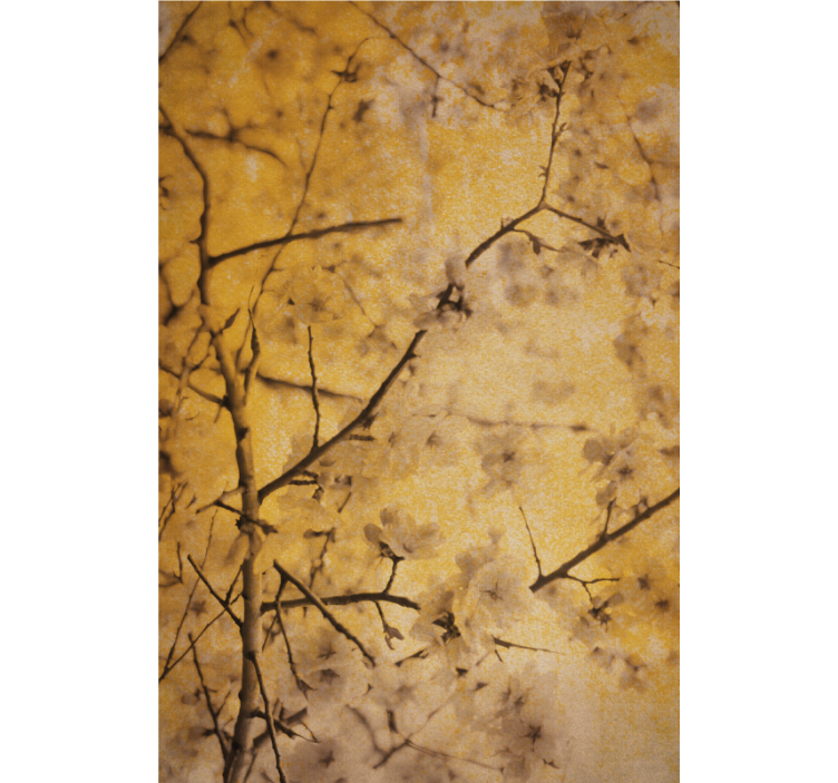 Sakura Twigs roller blind flowers - TenStickers