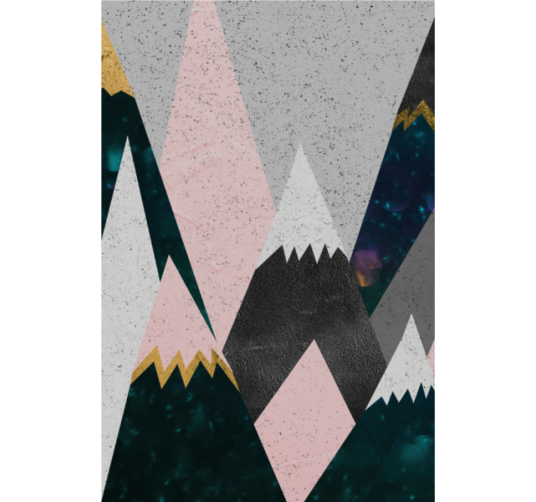 Colorful mountains fun design Childrens blind - TenStickers