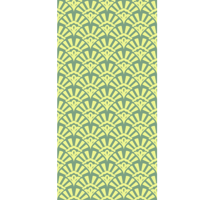 Elegant Leaf Theme textured roller blind - TenStickers