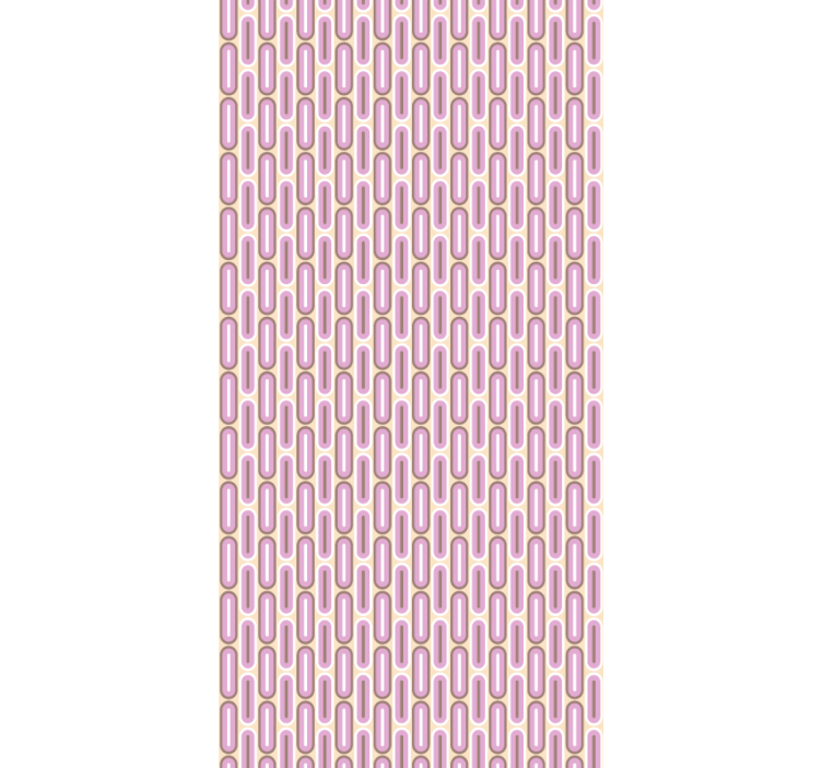 Retro pink arches vintage roller blind - TenStickers