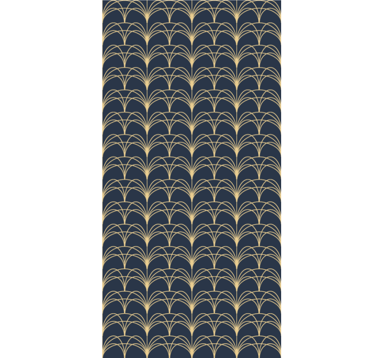 Gold arches elegant roller blind - TenStickers