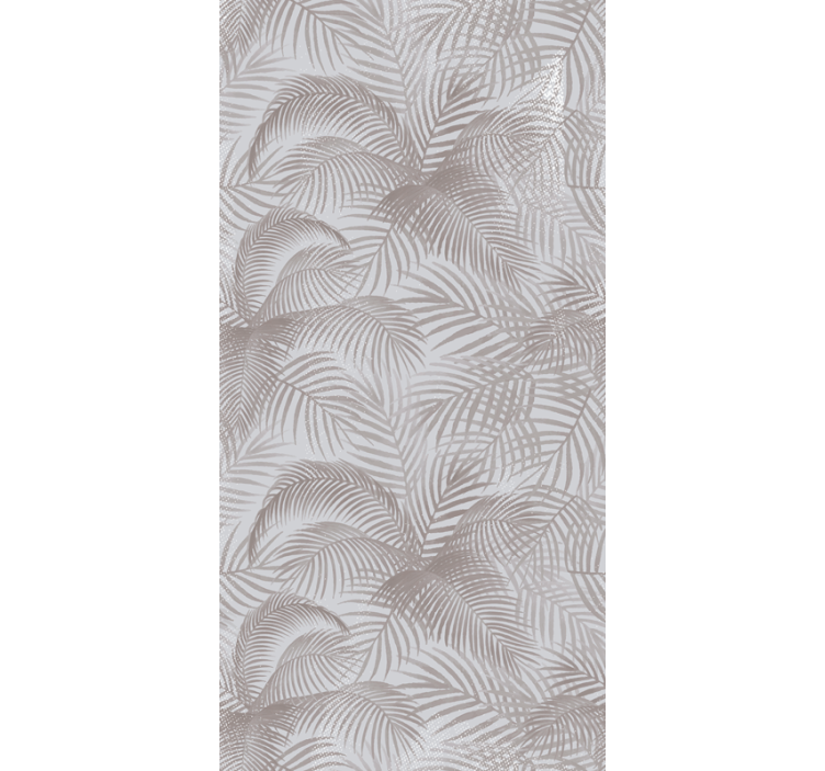 Elegant Palm Leaf roller blind flowers - TenStickers