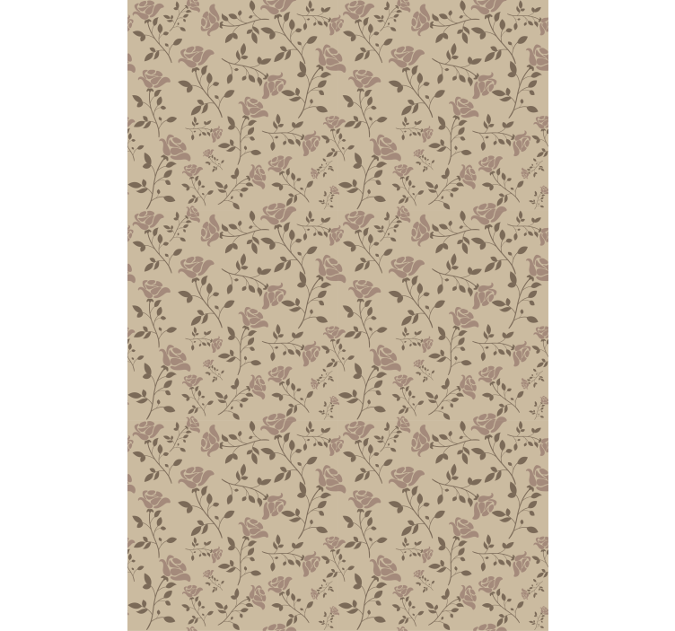 Subtle Botanical Features floral roller blind - TenStickers