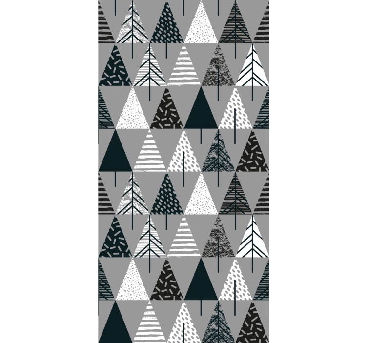 Minimalistic trees nordic style blind - TenStickers