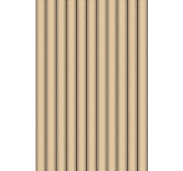 Beige vertical slats textured roller blind - TenStickers