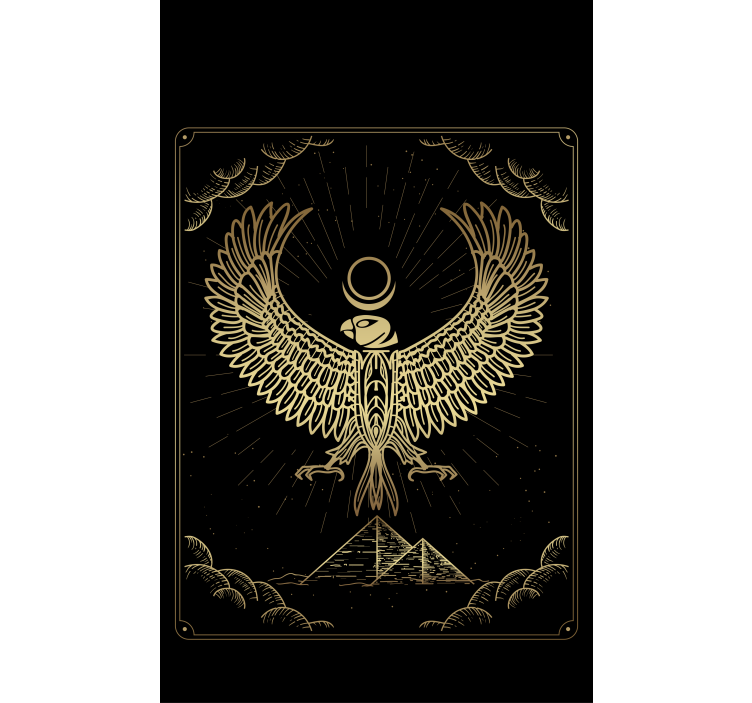 Egyptian God of Sun 'Horus' Elegant blind - TenStickers