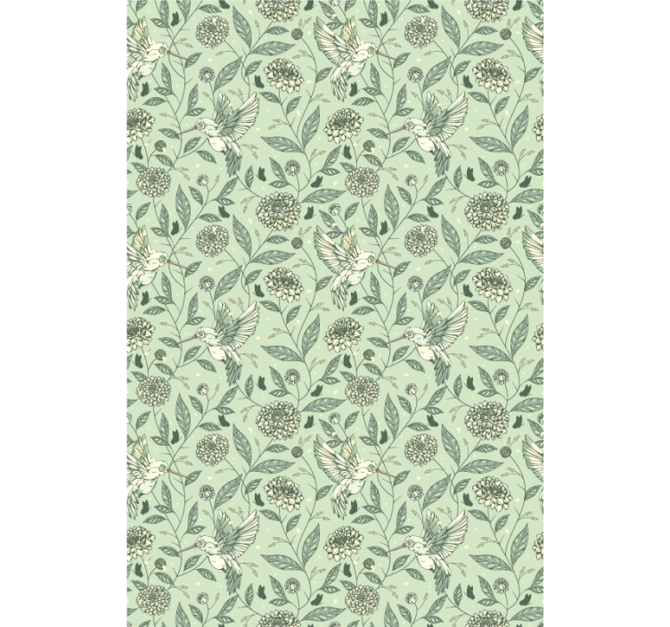 Charming Floral Design roller blind flowers - TenStickers