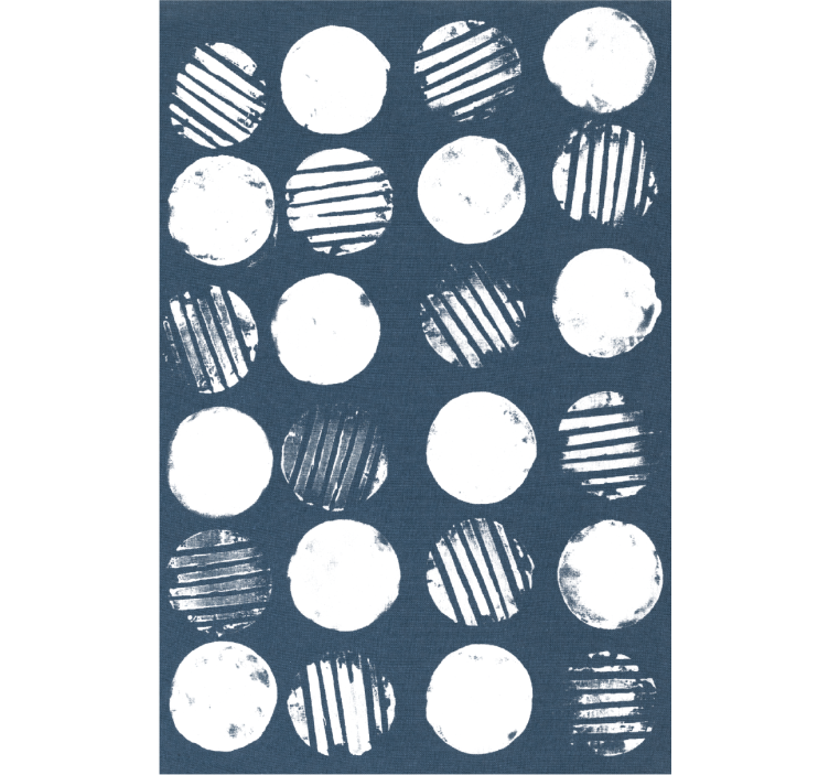 Abstract Circular Patterns textured roller blind - TenStickers