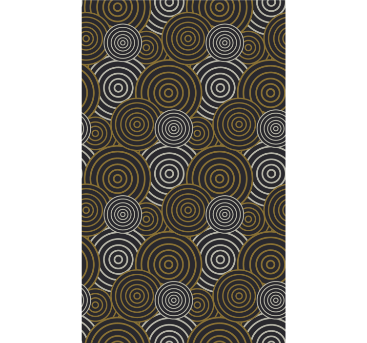 Concentric Circle Pattern textured roller blind - TenStickers