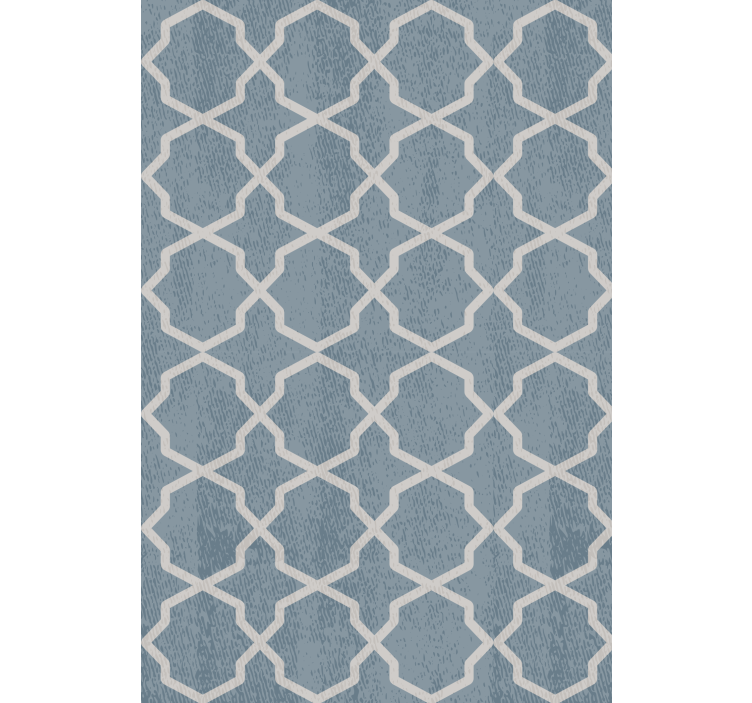 Geometric layout approach modern roller blind - TenStickers