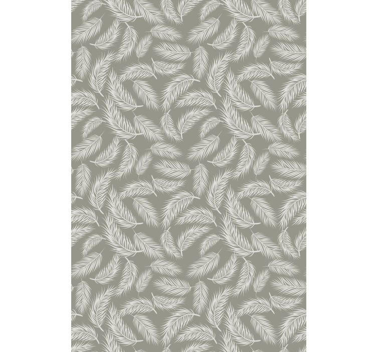 Leaf Patterned Design roller blind flowers - TenStickers