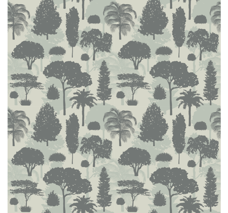 Nordic style tree patterns  Nordic blind - TenStickers