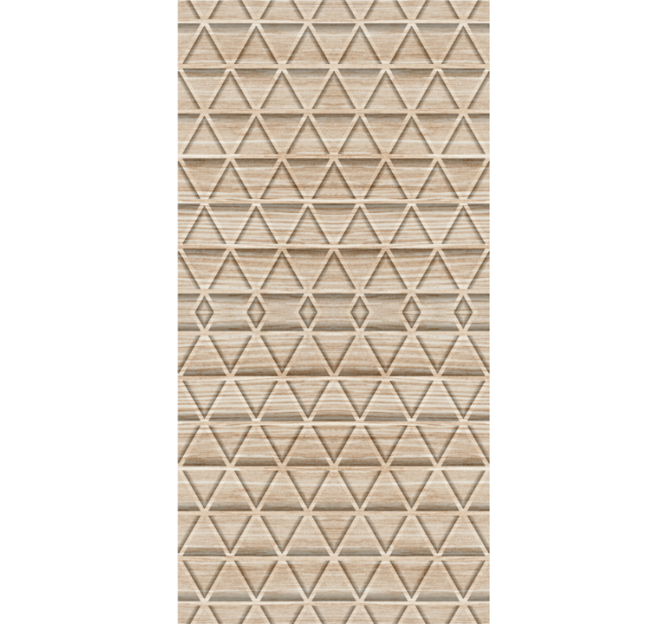 Geometric Natural Pattern textured roller blind - TenStickers