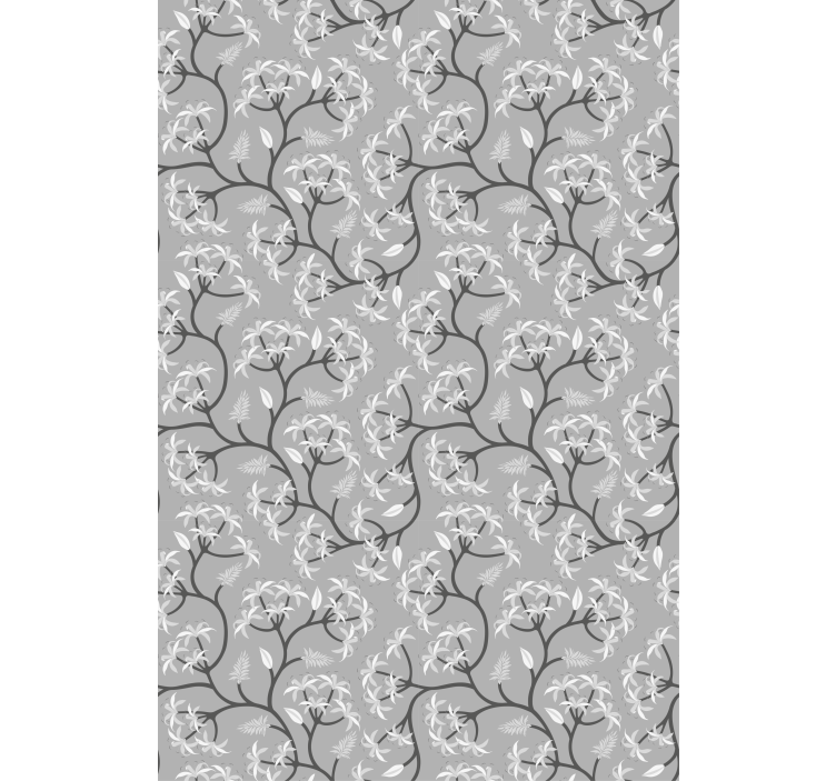 Elegant Floral Branches roller blind flowers - TenStickers