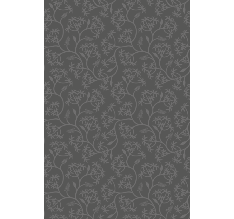 Botanical Climbing Motif roller blind flowers - TenStickers