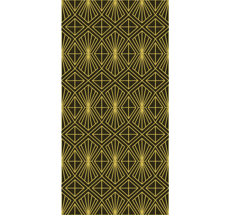 Geometric radiant pattern elegant roller blind - TenStickers