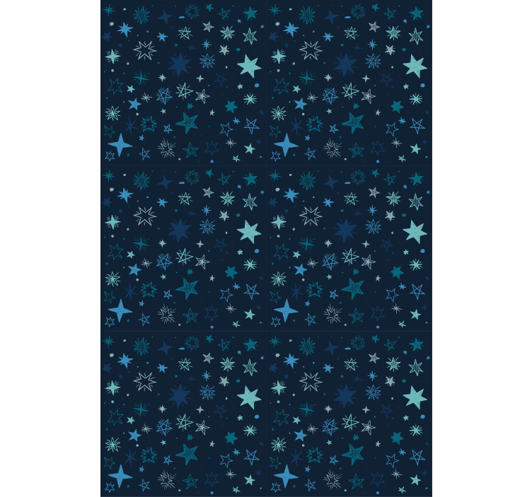 Celestial evening sky kids roller blind - TenStickers