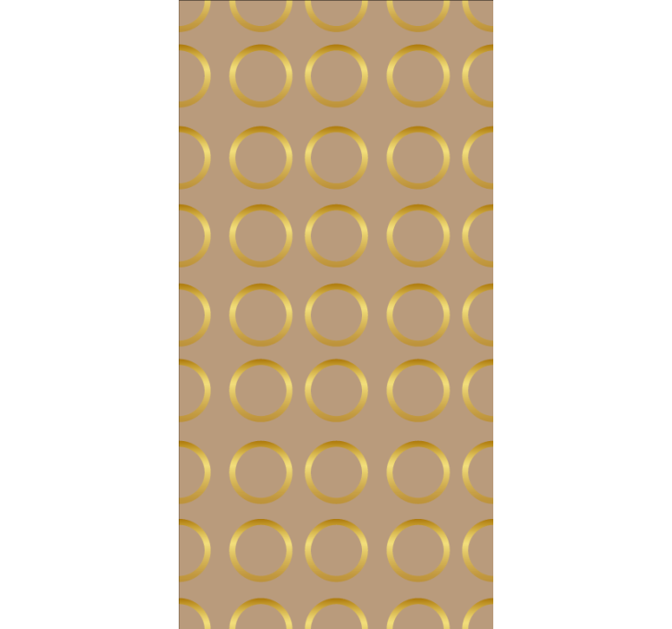 Geometric Circle Theme textured roller blind - TenStickers