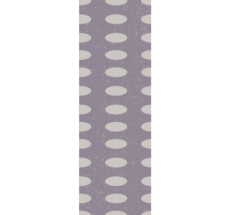 Soft Oval Patterns textured roller blind - TenStickers