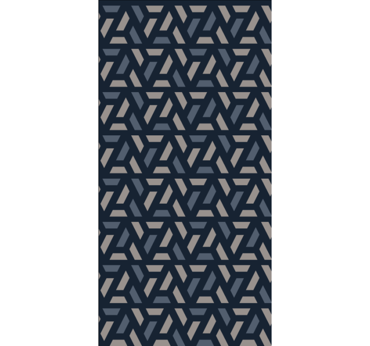 Geometric blue and gray triangle Texture blind - TenStickers