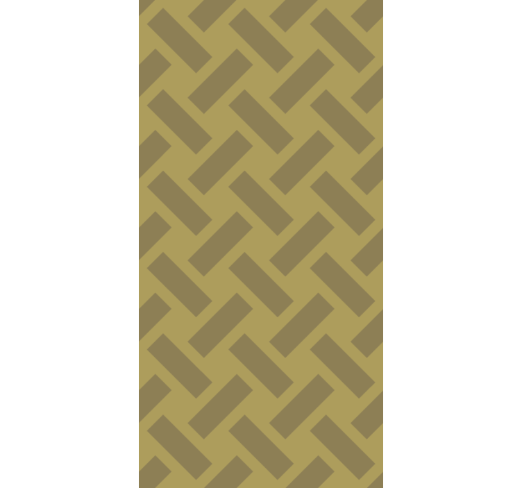 Geometric blocks Green roller blind - TenStickers