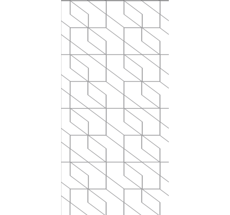 Elegant geometric art modern roller blind - TenStickers