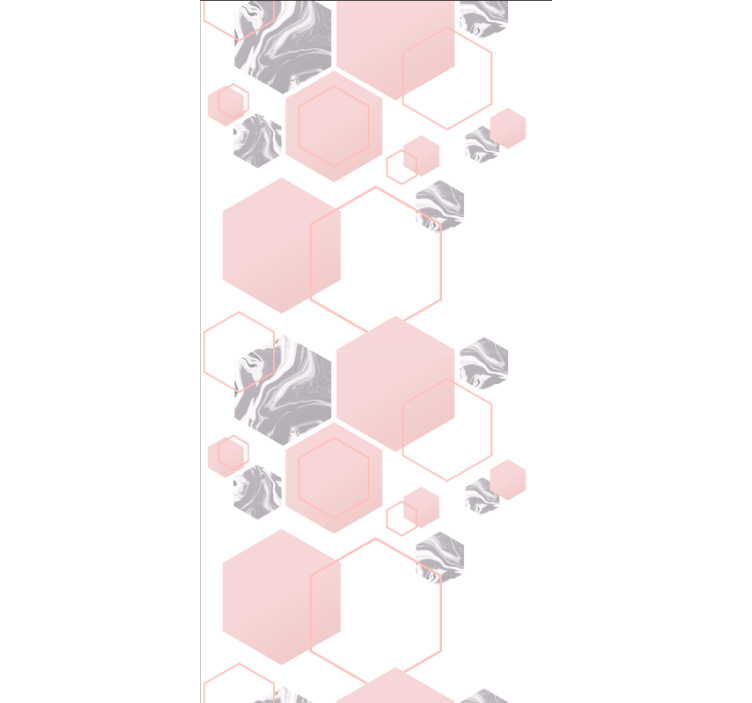 Abstract hexagon Texture and pattern blind - TenStickers