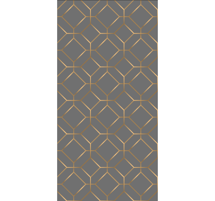 Geometric Patterned Design textured roller blind - TenStickers