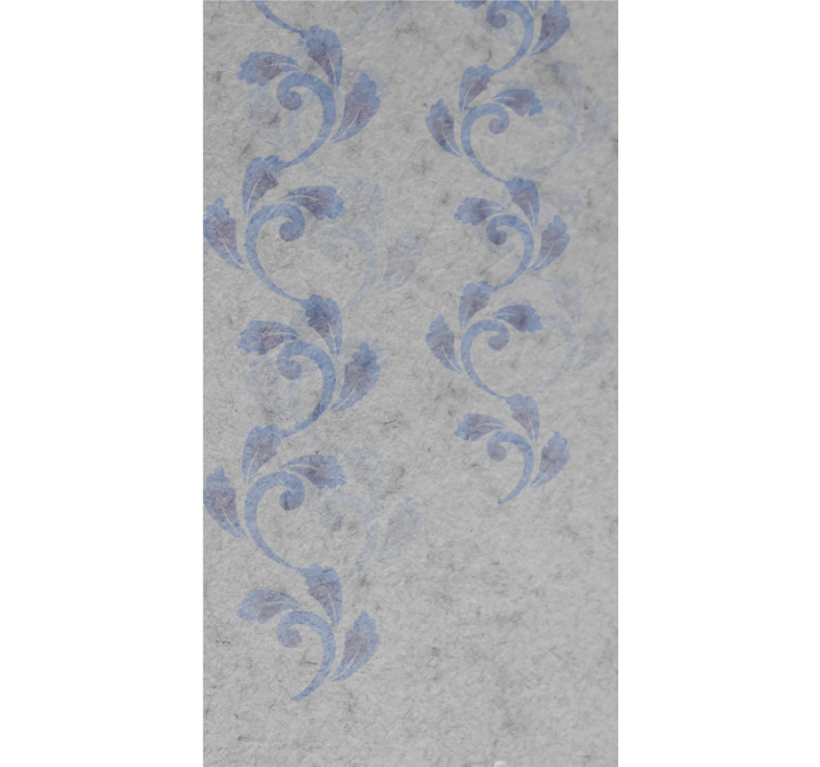 Botanical Ascending Theme roller blind flowers - TenStickers