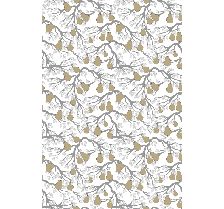Pears on Branches roller blind fruits - TenStickers