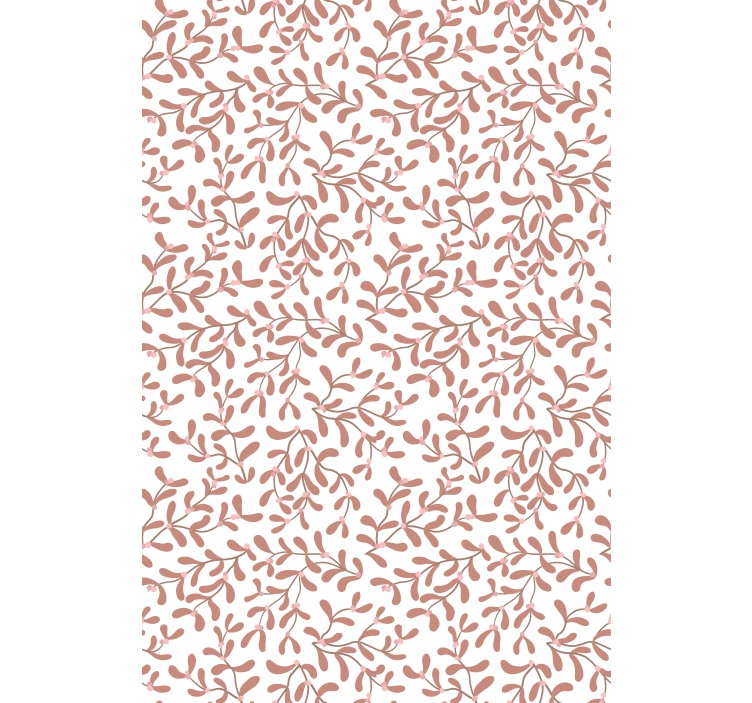 Subtle Leaf Motif roller blind flowers - TenStickers