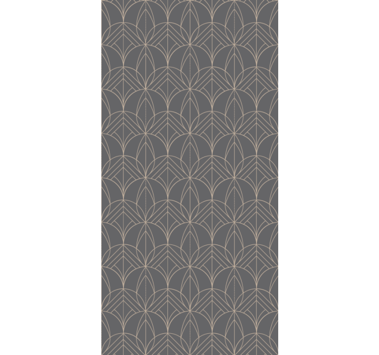 Geometric pattern contemporary roller blind - TenStickers